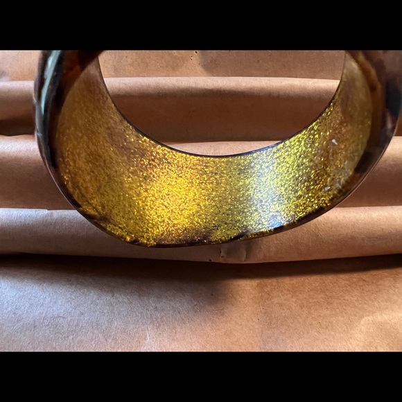 Lucite Wide Cuff Bracelet - Picture 7 of 9